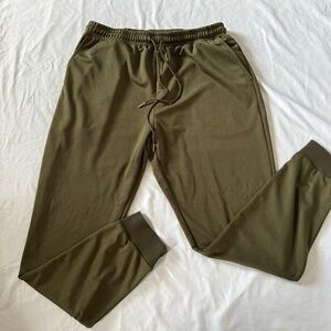 COOFANDY Olive Green Men's Jogger Pants Size L